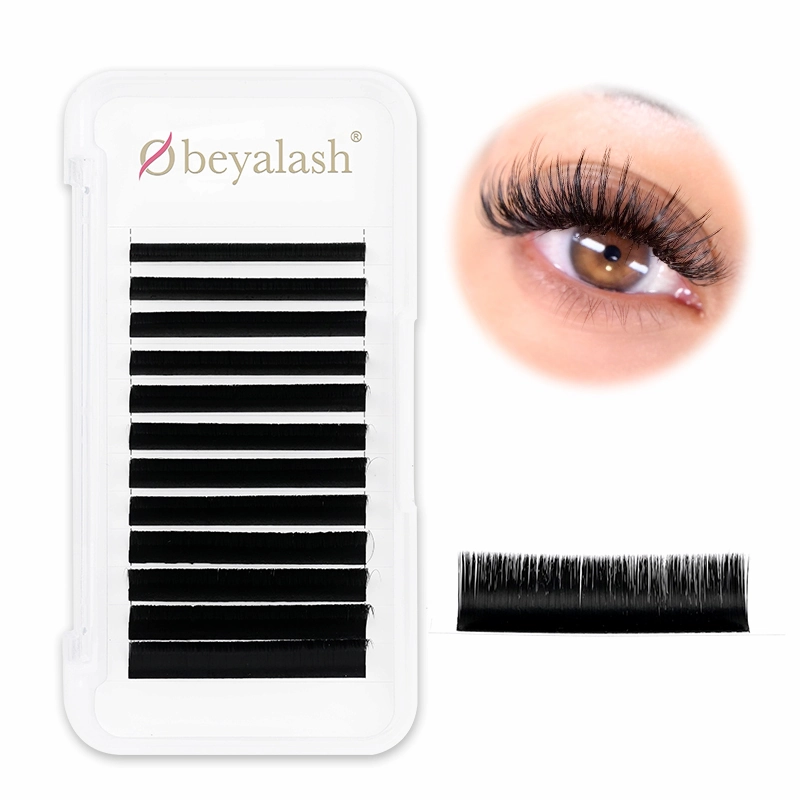 Obeyalash Volume Lash and Classic Lash Extension Trays Matte Black Soft Material Private Label